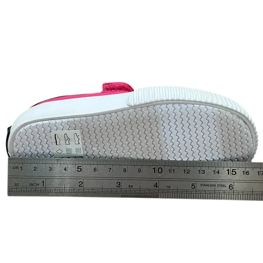 Sperry Toddler Girls Slip-on Canvas Shoes Size 8 Pink Casual Lightweight Comfort